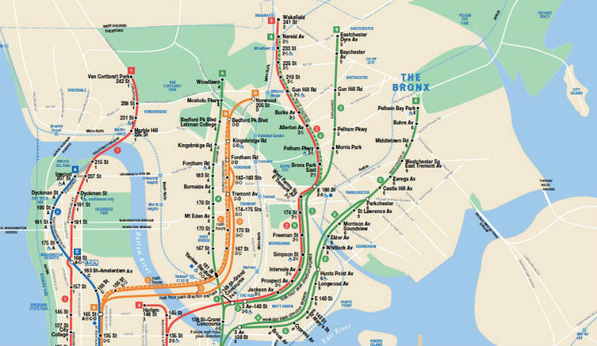 Plan Metro Bronx New York
