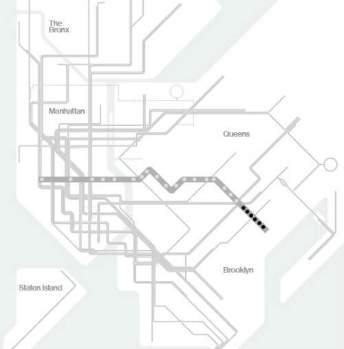 Plan Metro New York Ligne L